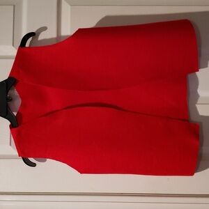 Handmade Red Felt Vest